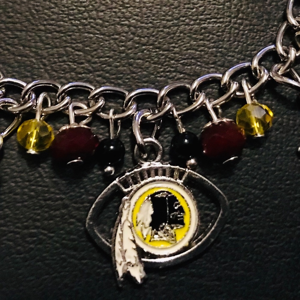 Washington Redskins charm bracelet